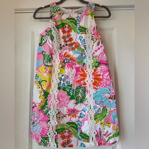 Lilly Pulitzer for Target 20th Anniversary Nosey Posie Girls Shift Dress Large